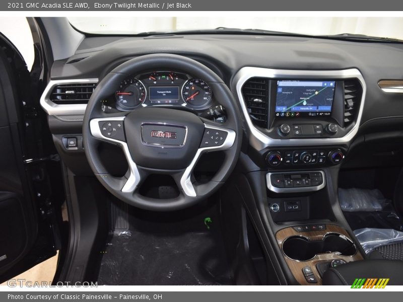 Ebony Twilight Metallic / Jet Black 2021 GMC Acadia SLE AWD