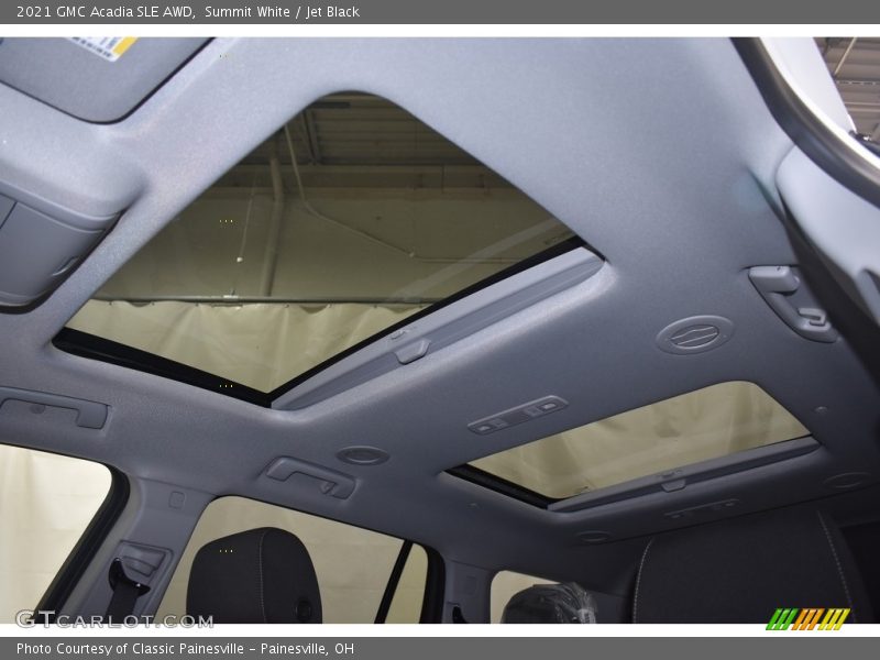 Summit White / Jet Black 2021 GMC Acadia SLE AWD