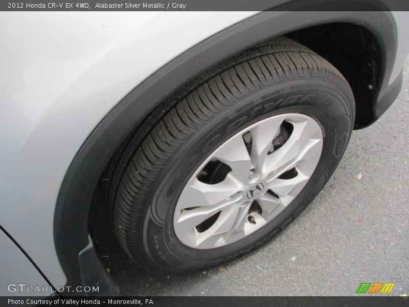 Alabaster Silver Metallic / Gray 2012 Honda CR-V EX 4WD
