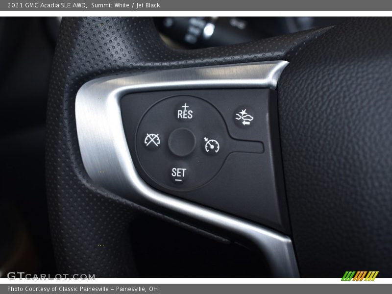 Summit White / Jet Black 2021 GMC Acadia SLE AWD