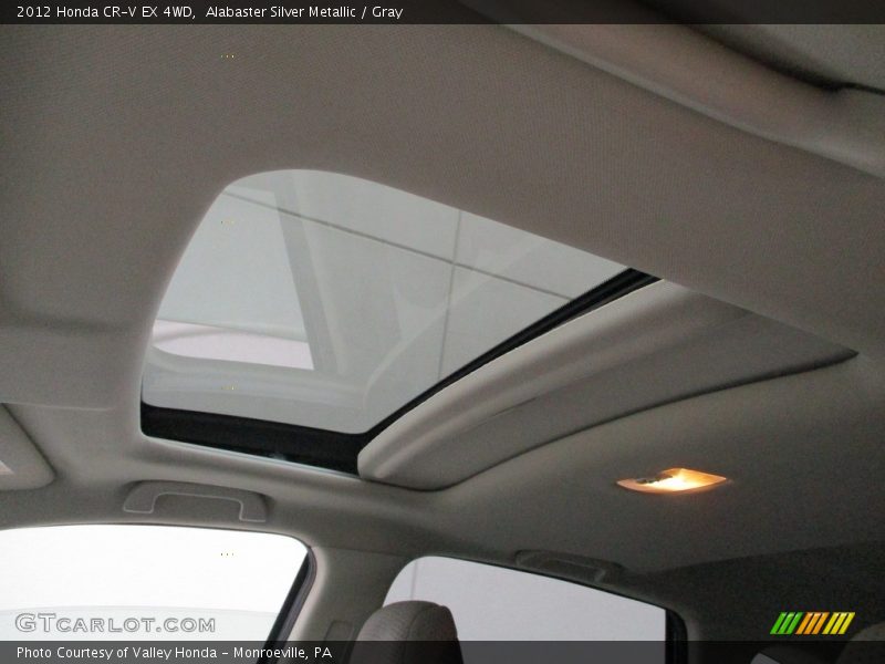 Alabaster Silver Metallic / Gray 2012 Honda CR-V EX 4WD