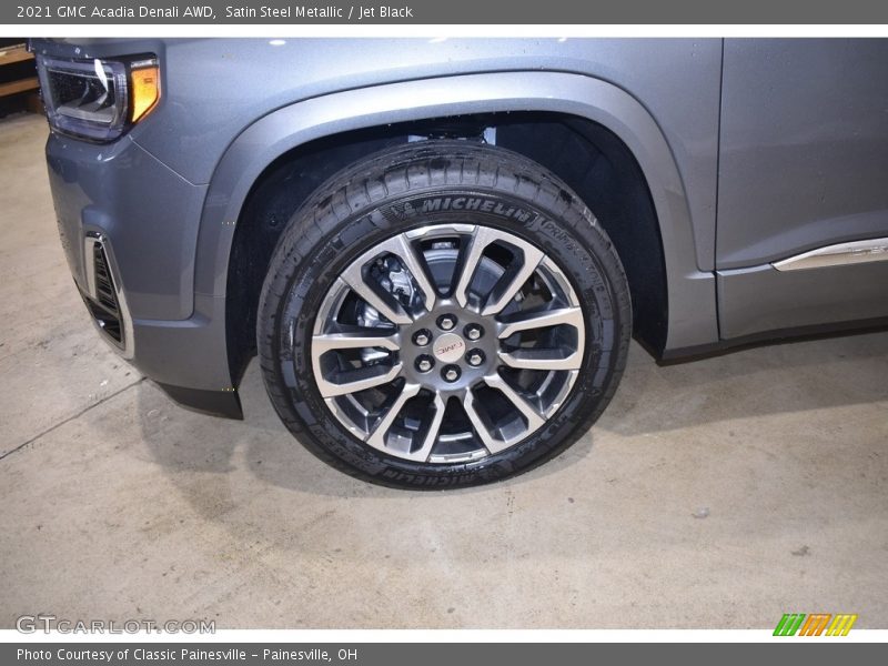Satin Steel Metallic / Jet Black 2021 GMC Acadia Denali AWD