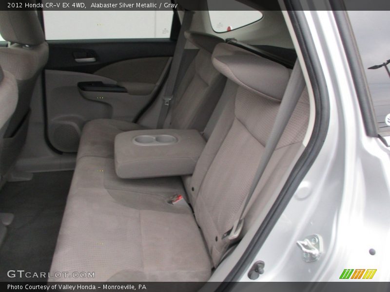Alabaster Silver Metallic / Gray 2012 Honda CR-V EX 4WD