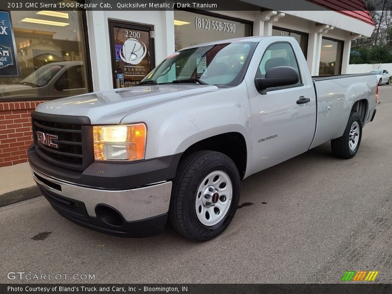 Quicksilver Metallic / Dark Titanium 2013 GMC Sierra 1500 Regular Cab