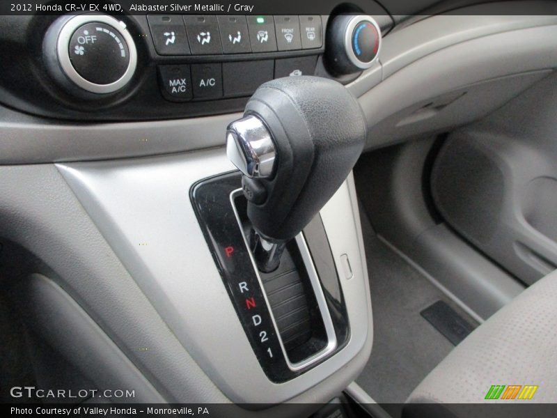 Alabaster Silver Metallic / Gray 2012 Honda CR-V EX 4WD