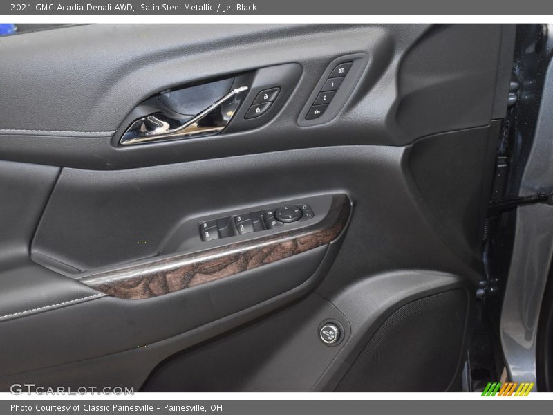 Satin Steel Metallic / Jet Black 2021 GMC Acadia Denali AWD