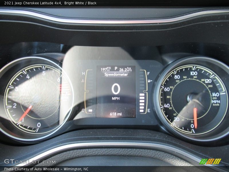 Bright White / Black 2021 Jeep Cherokee Latitude 4x4