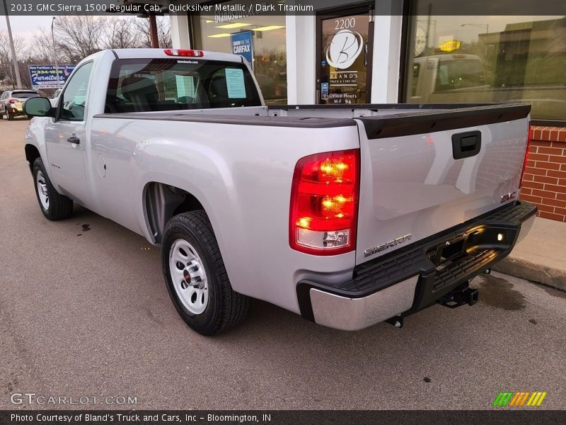 Quicksilver Metallic / Dark Titanium 2013 GMC Sierra 1500 Regular Cab