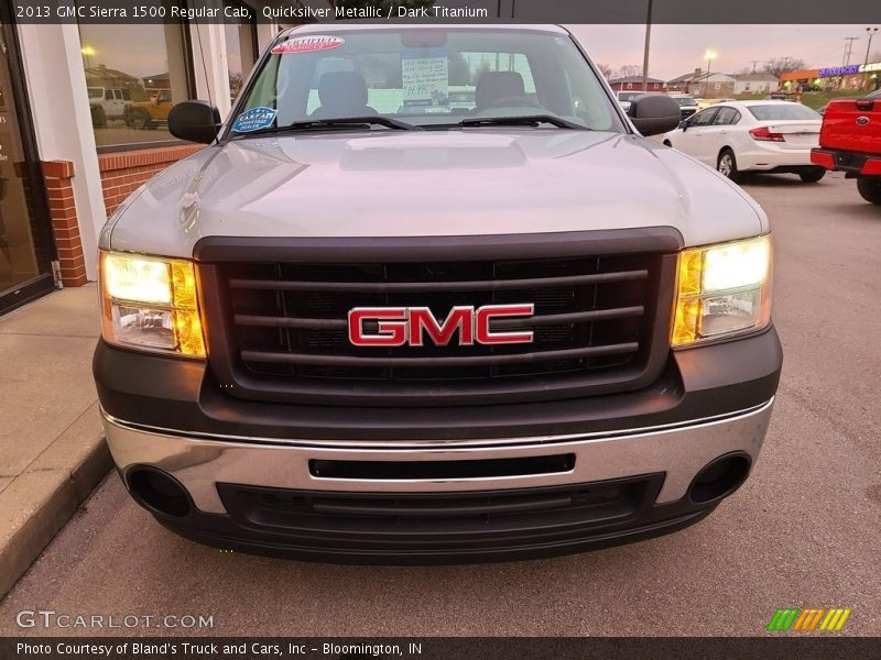 Quicksilver Metallic / Dark Titanium 2013 GMC Sierra 1500 Regular Cab