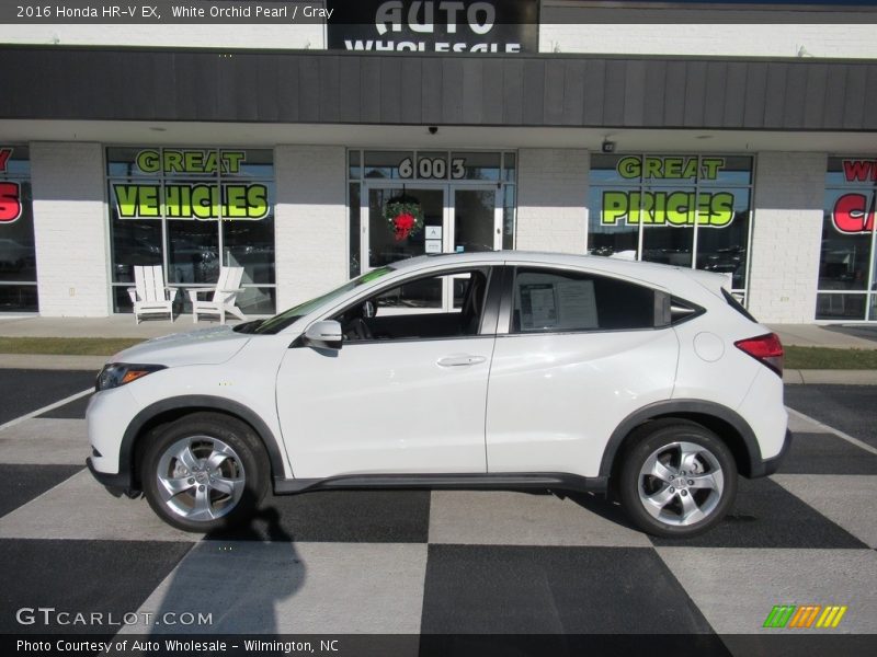 White Orchid Pearl / Gray 2016 Honda HR-V EX