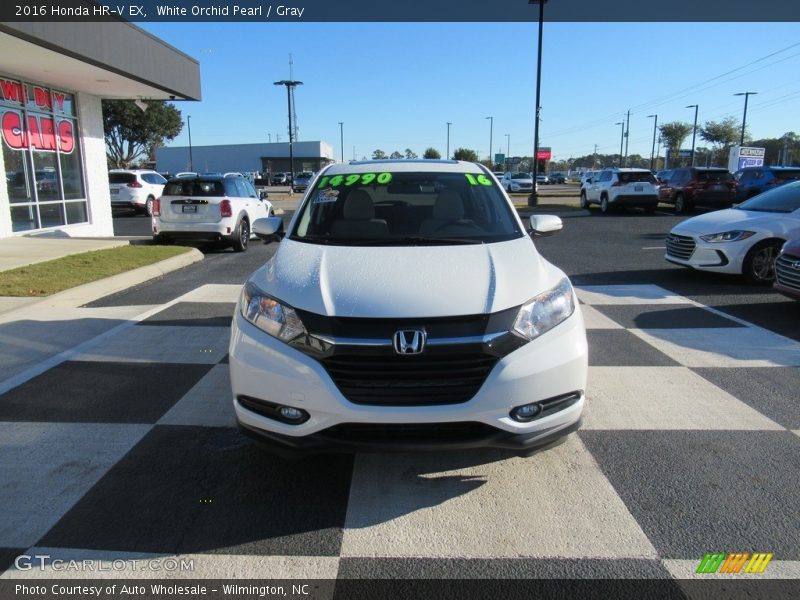 White Orchid Pearl / Gray 2016 Honda HR-V EX