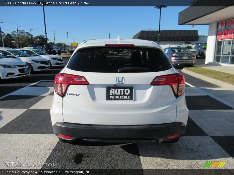 White Orchid Pearl / Gray 2016 Honda HR-V EX