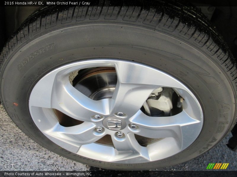 White Orchid Pearl / Gray 2016 Honda HR-V EX
