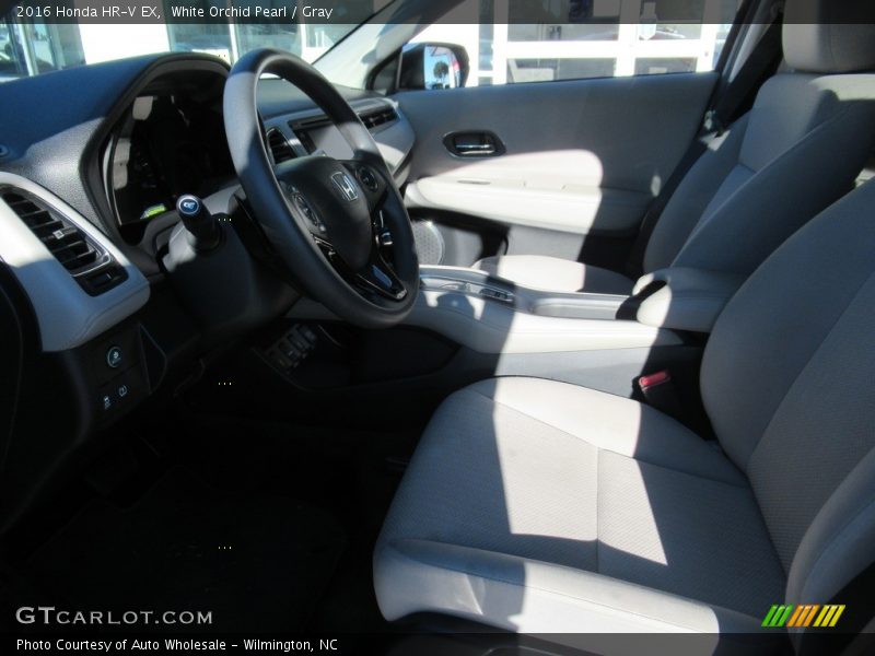 White Orchid Pearl / Gray 2016 Honda HR-V EX
