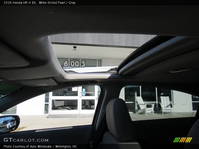 White Orchid Pearl / Gray 2016 Honda HR-V EX