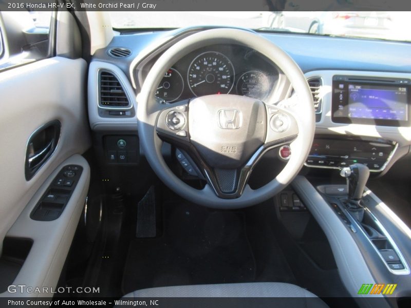 White Orchid Pearl / Gray 2016 Honda HR-V EX
