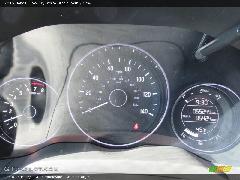 White Orchid Pearl / Gray 2016 Honda HR-V EX