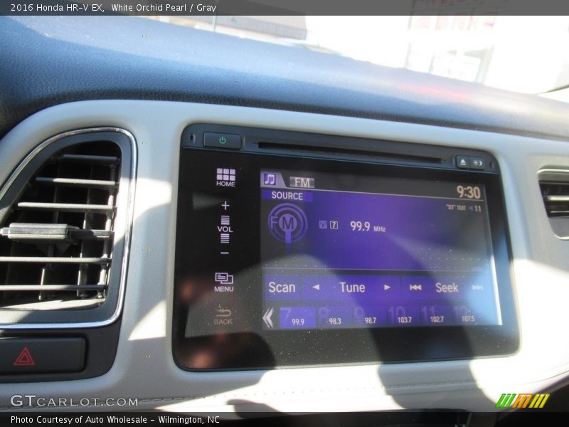 White Orchid Pearl / Gray 2016 Honda HR-V EX