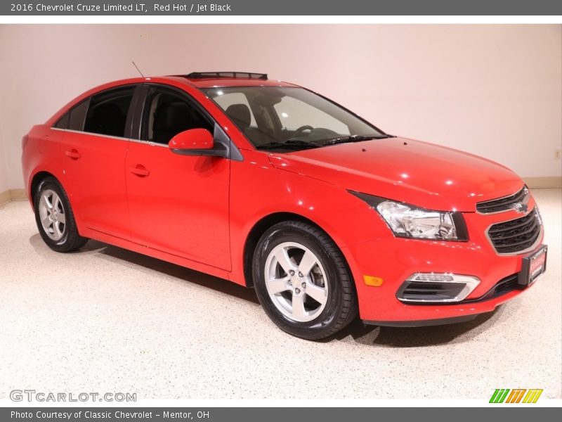 Red Hot / Jet Black 2016 Chevrolet Cruze Limited LT