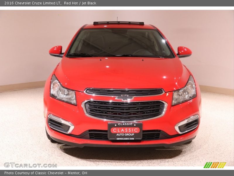 Red Hot / Jet Black 2016 Chevrolet Cruze Limited LT