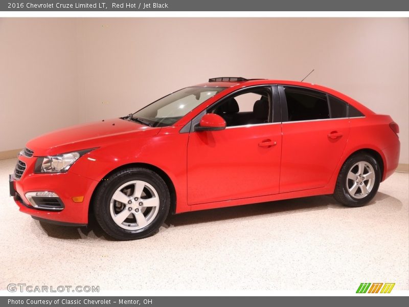 Red Hot / Jet Black 2016 Chevrolet Cruze Limited LT