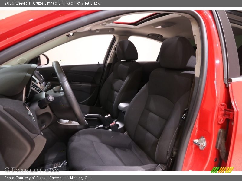 Red Hot / Jet Black 2016 Chevrolet Cruze Limited LT