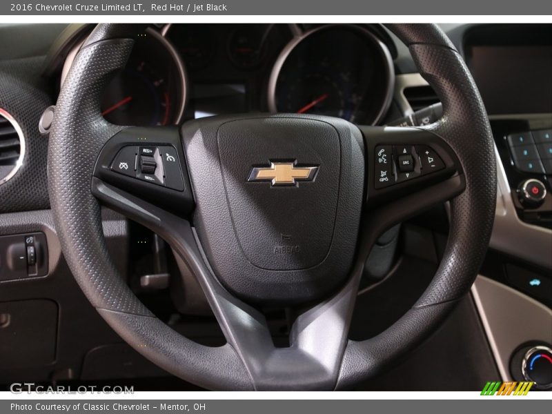 Red Hot / Jet Black 2016 Chevrolet Cruze Limited LT
