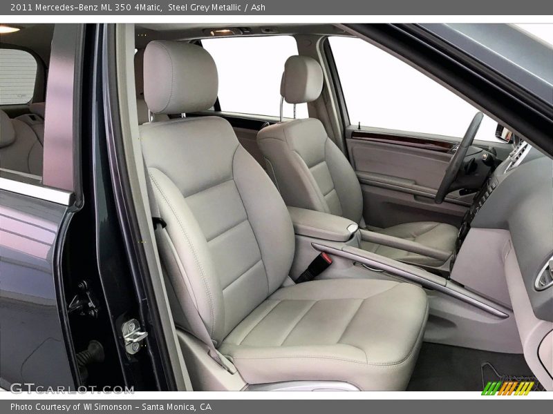 Steel Grey Metallic / Ash 2011 Mercedes-Benz ML 350 4Matic