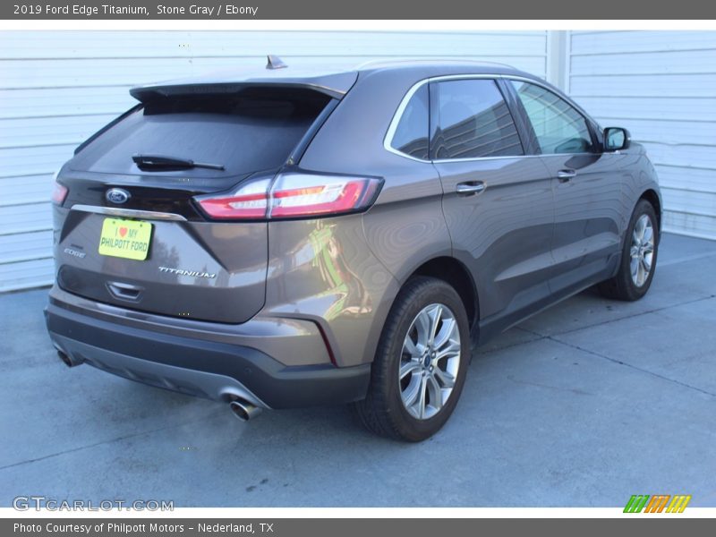 Stone Gray / Ebony 2019 Ford Edge Titanium