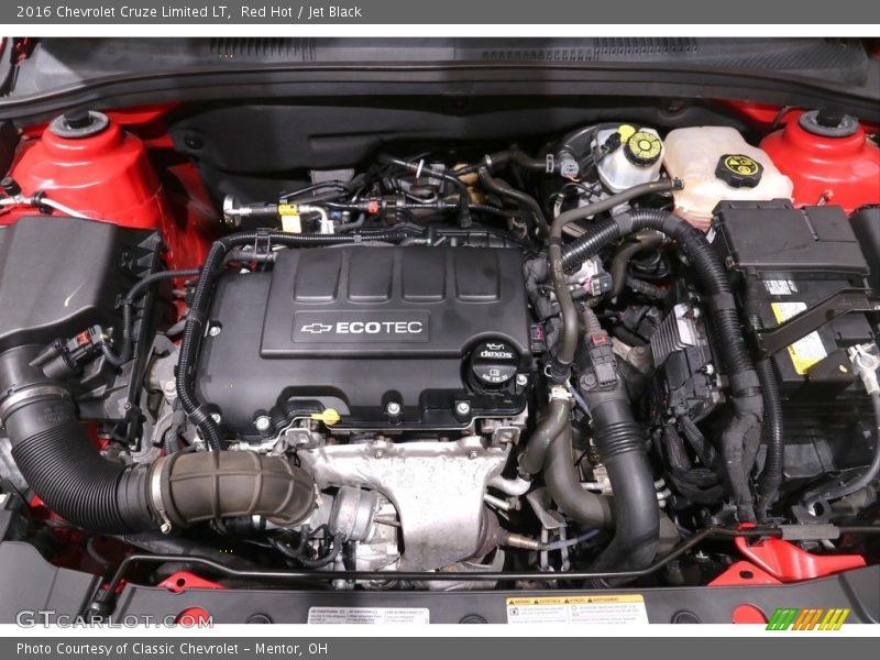 Red Hot / Jet Black 2016 Chevrolet Cruze Limited LT