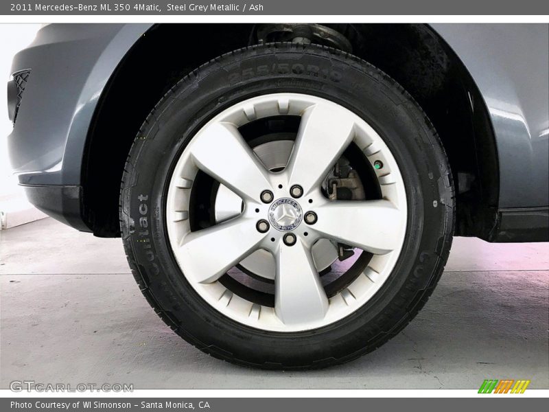 Steel Grey Metallic / Ash 2011 Mercedes-Benz ML 350 4Matic