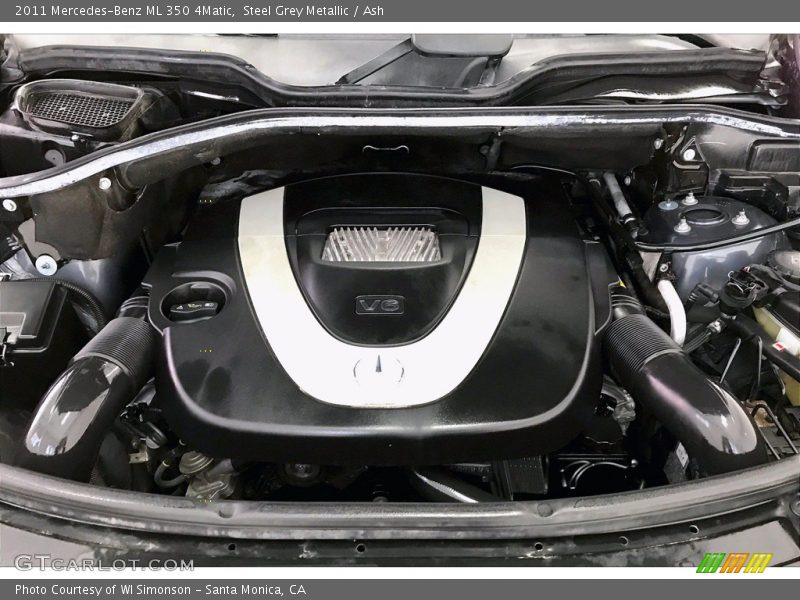 Steel Grey Metallic / Ash 2011 Mercedes-Benz ML 350 4Matic