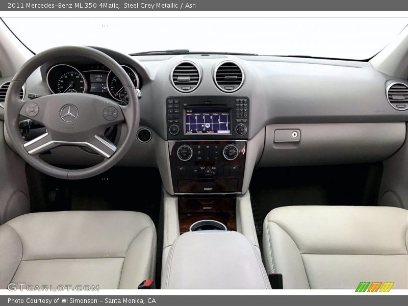 Steel Grey Metallic / Ash 2011 Mercedes-Benz ML 350 4Matic