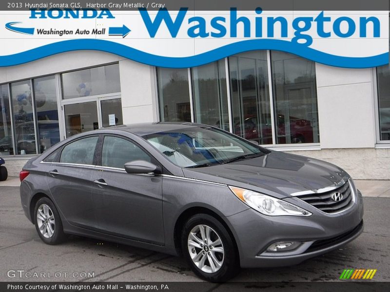 Harbor Gray Metallic / Gray 2013 Hyundai Sonata GLS