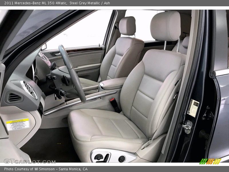 Steel Grey Metallic / Ash 2011 Mercedes-Benz ML 350 4Matic