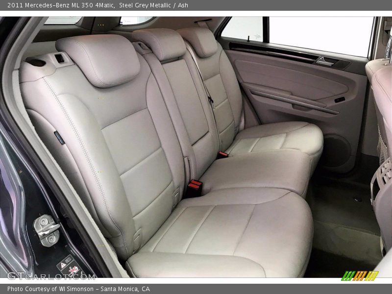 Steel Grey Metallic / Ash 2011 Mercedes-Benz ML 350 4Matic