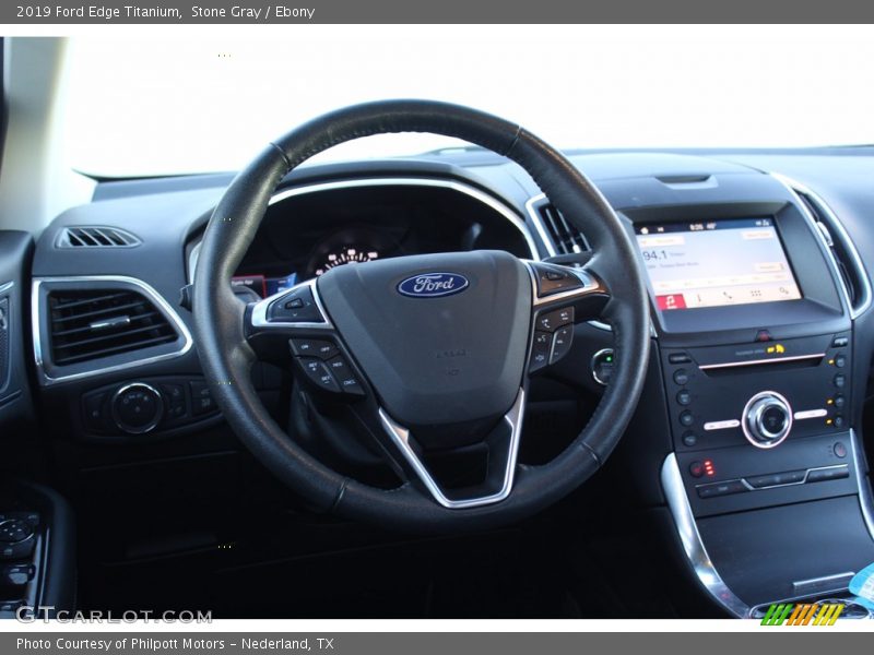  2019 Edge Titanium Steering Wheel