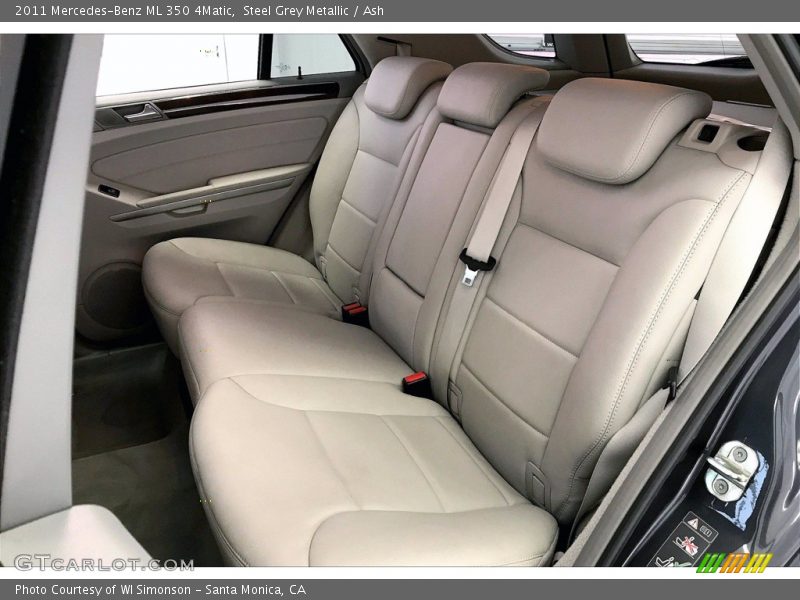 Steel Grey Metallic / Ash 2011 Mercedes-Benz ML 350 4Matic