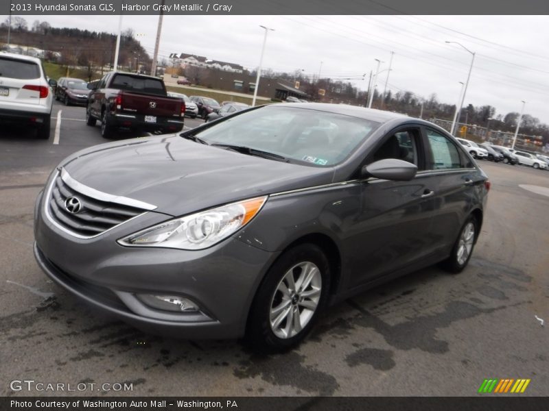 Harbor Gray Metallic / Gray 2013 Hyundai Sonata GLS