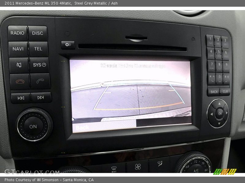 Steel Grey Metallic / Ash 2011 Mercedes-Benz ML 350 4Matic