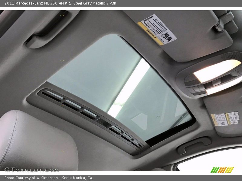 Steel Grey Metallic / Ash 2011 Mercedes-Benz ML 350 4Matic