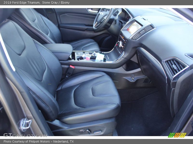 Front Seat of 2019 Edge Titanium