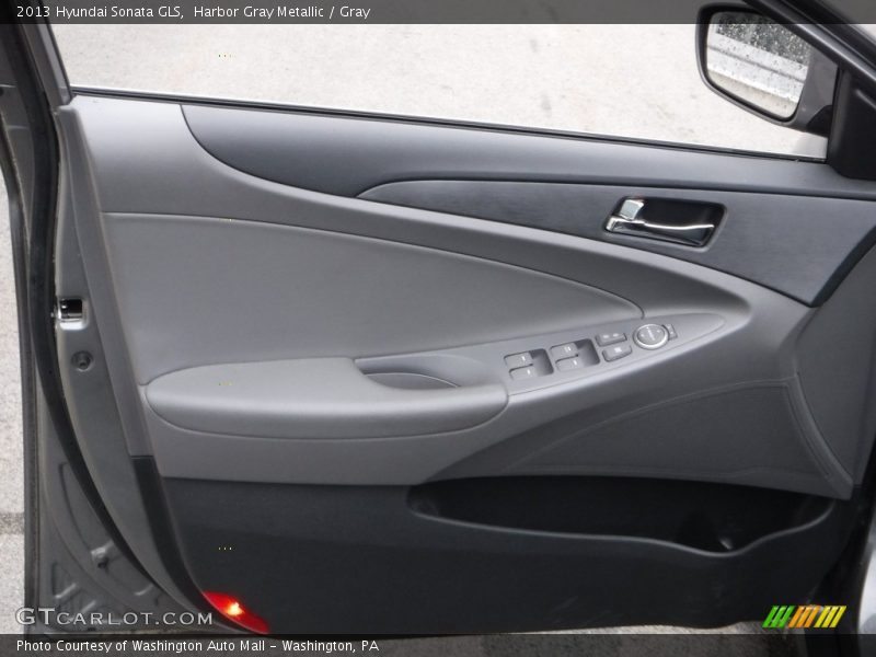 Harbor Gray Metallic / Gray 2013 Hyundai Sonata GLS