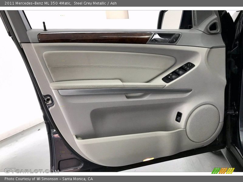 Steel Grey Metallic / Ash 2011 Mercedes-Benz ML 350 4Matic