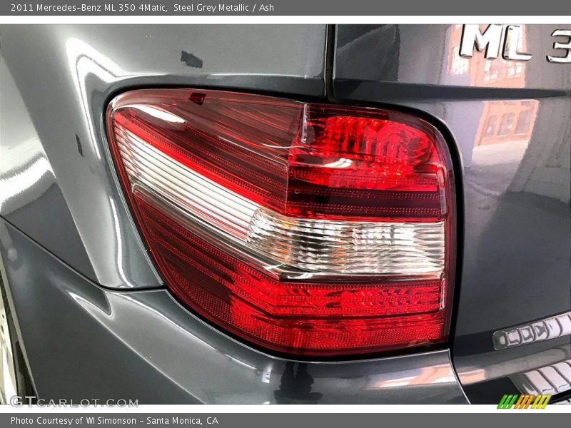 Steel Grey Metallic / Ash 2011 Mercedes-Benz ML 350 4Matic