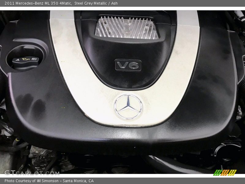 Steel Grey Metallic / Ash 2011 Mercedes-Benz ML 350 4Matic