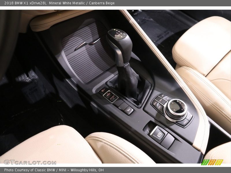 Mineral White Metallic / Canberra Beige 2018 BMW X1 xDrive28i