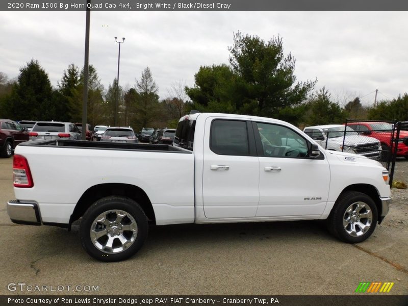 Bright White / Black/Diesel Gray 2020 Ram 1500 Big Horn Quad Cab 4x4