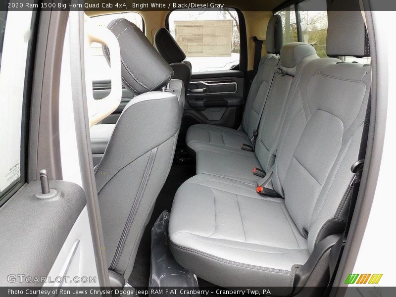 Bright White / Black/Diesel Gray 2020 Ram 1500 Big Horn Quad Cab 4x4