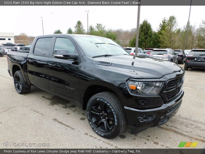 Diamond Black Crystal Pearl / Black 2020 Ram 1500 Big Horn Night Edition Crew Cab 4x4